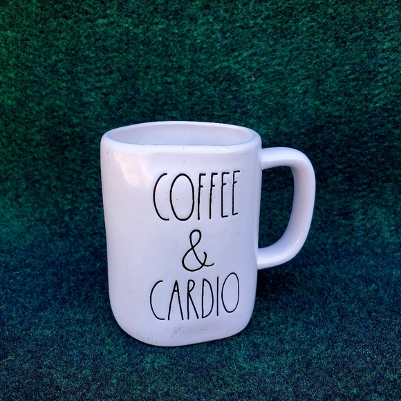 Rae Dunn Coffee Mug 'Coffee & Cardio" Artisan Collection By Magenta #306 - Picture 8 of 8